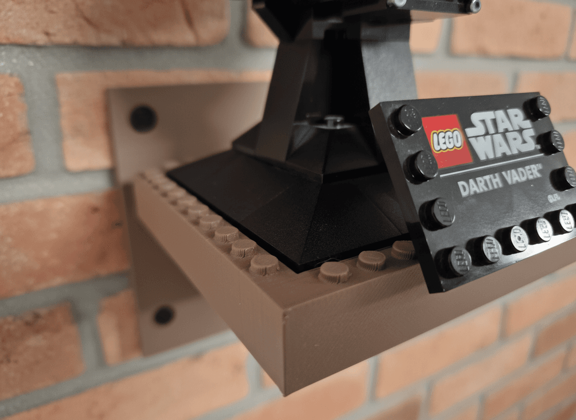 Étagère murale LEGO - Vue de côté