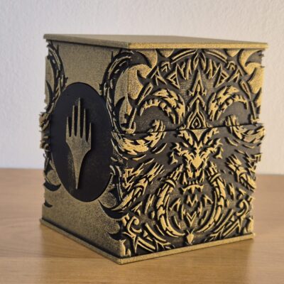 Deck box Abyssal Wrath - Magic: The Gathering - Commander deckbox - Peinte à la Main - Rangement Élégant pour Cartes