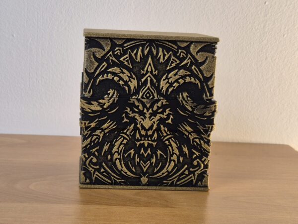 Deck box Abyssal Wrath - Magic: The Gathering - Commander deckbox - Peinte à la Main - Rangement Élégant pour Cartes – Image 5