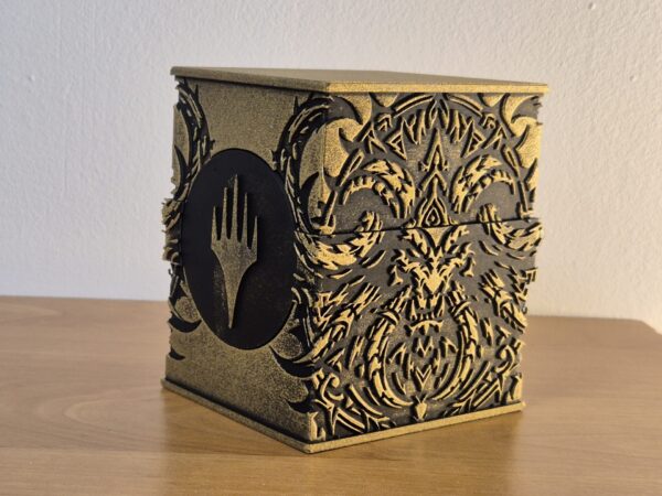 Deck box Abyssal Wrath - Magic: The Gathering - Commander deckbox - Peinte à la Main - Rangement Élégant pour Cartes – Image 4