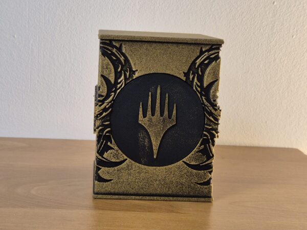 Deck box Abyssal Wrath - Magic: The Gathering - Commander deckbox - Peinte à la Main - Rangement Élégant pour Cartes – Image 3