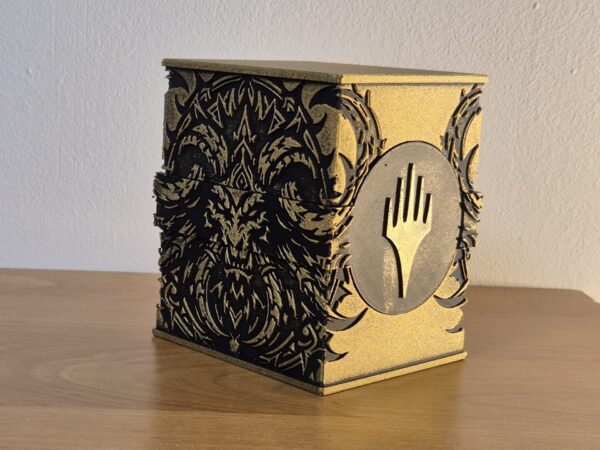 Deck box Abyssal Wrath - Magic: The Gathering - Commander deckbox - Peinte à la Main - Rangement Élégant pour Cartes – Image 2
