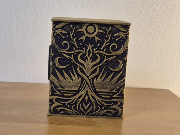 Deck box "Ouroboros Haven" - Elegance and protection with top loader and card rack - Image 6