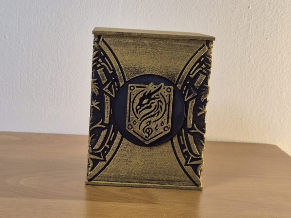 Deck box "Ouroboros Haven" - Elegance and protection with top loader and card rack - Image 5