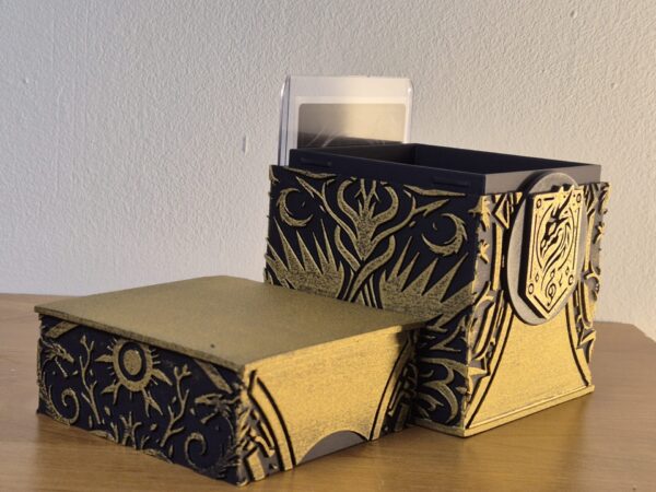 Deck box "Ouroboros Haven" - Elegance and protection with top loader and card rack - Image 3