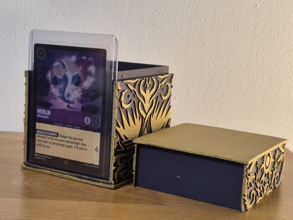 Deck box "Ouroboros Haven" - Elegance and protection with top loader and card rack - Image 2