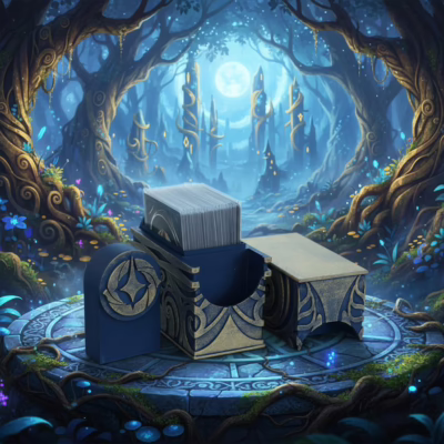 Lorcana Pocket Deck Box - Solution de stockage pour un deck de 60 cartes avec boite de tokens intégrée (32 tokens inclus)
